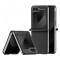 Husa pentru Samsung Galaxy Z Flip7 FE F761 / Z Flip6 F741, DUX DUCIS, Bril, Neagra