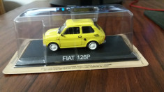 macheta fiat 126p + revista masini de legenda nr. 34 - deagostini, 1/43. foto