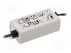 Alimentator pentru LED, 5V DC, 1,4A, 7W, MEAN WELL - APV-8-5