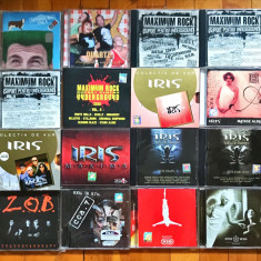 CD rock RO: Sarmalele Reci, Quartz, Maximum Rock, Iris, ZOB, Neo, Divine Muzak..