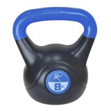 Cumpara ieftin Kettlebell Vinil - 8 Kg, Negru-Albastru Ultimate FactoryBikes