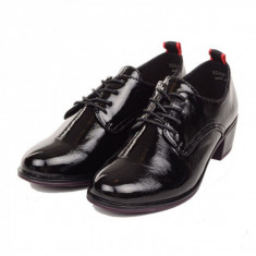 Pantofi office negru usori si comozi (cod 028687)