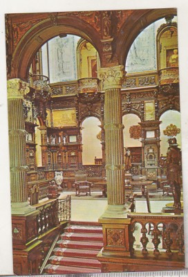 bnk cp Sinaia - Muzeul Peles - Holul si Scara de onoare - necirculata foto