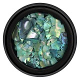 Cumpara ieftin Decor Unghii tip Scoica Pisata LUXORISE - Smarald, LUXORISE Nail Art