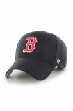 47brand șapcă MLB Boston Red Sox culoarea negru, cu imprimeu B-MVP02WBV-BKF, 47 Brand