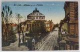 BUCURESTI , ATENEUL ROMAN SI STRADA FRANKLIN , CARTE POSTALA , 1921