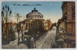 BUCURESTI , ATENEUL ROMAN SI STRADA FRANKLIN , CARTE POSTALA , 1921