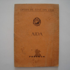 Program Opera de stat din Cluj, Aida, RPR