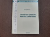 IONUT ONISOR TRANSFORMARI GEOMETRICE OMOTETIA SI INVERSIUNEA
