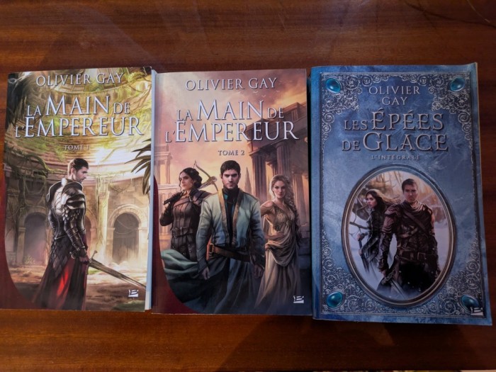 Olivier Gay, La main de l&#039;empereur, Les &Eacute;p&eacute;es de glace L&#039;int&eacute;grale, 3 vol, ciclu Fantasy