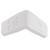 Siguranta pentru copii, sistem blocare unghiular, adeziv, pentru sertare si dulapuri, din plastic, alb, 7x7x4 cm