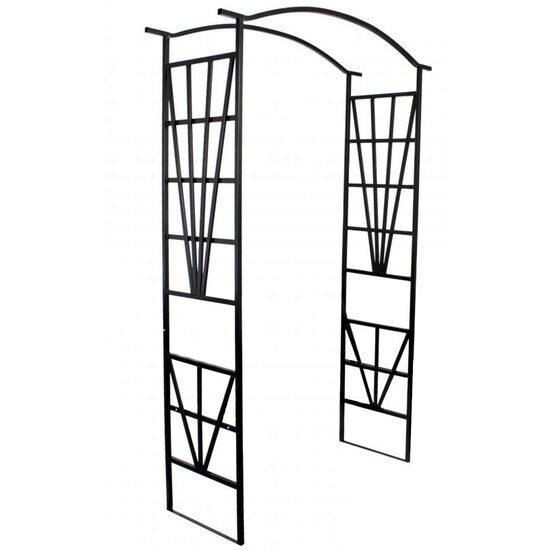 Arcada metalica, pergola, pentru gradina, 114x45x208 cm