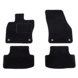 Set covorase auto mocheta Velor VW POLO, 09.2017-, negru,