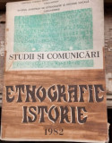 Studii si Comunicari - Etnografie Istorie