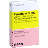 Zymafluor, Meda, Fluor 0.25mg si Vitamina D3 500 UI, 30 tablete