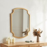 Oglinda perete Aura 80x55cm auriu [en.casa] HausGarden Leisure, [en.casa]