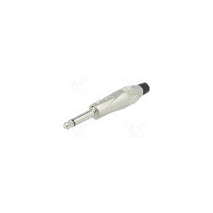 Conector jack, Jack 6,3mm, 2 contacte, tata, AMPHENOL - TM2PN