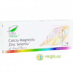 Calciu Magneziu Zinc Seleniu 30cps