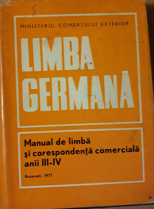 LIMBA GERMANA: Manual de corespondenta comerciala