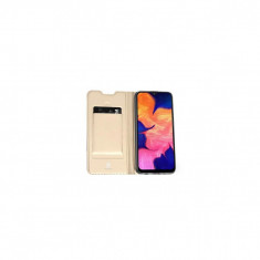 Husa Flip Compatibila cu Samsung Galaxy A10 - DUX Ducis Skin Pro Auriu