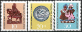 B0696 - Germania DDR 1969 - Arta 3v.neuzat,perfecta stare, Nestampilat