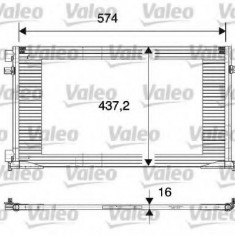 Condensator / Radiator aer conditionat RENAULT TRAFIC II platou / sasiu (EL) (2001 - 2014) VALEO 817577