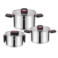 Set oale inox cu capac ( 6 piese) Zass Gourmet ZG-SCS 04 ProDesign DailyAppliances foto