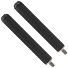 Extensii Scaun Modul Matrix Leg Extensions, Black, 25mm, 15cm, 2buc/pac foto