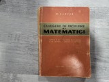 Culegere de probleme de matematici de O.Sacter
