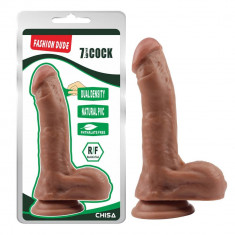 Dildo cu ventuza Fashion Dude- 20 cm Cock Latin foto