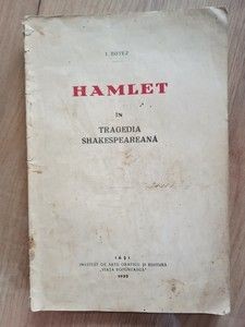 Hamlet in tragedia shakespeareana-I. Botez foto