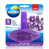 Odorizant pentru Vasul Toaletei SANO Bon 55 g, Parfum Lavanda, Mov, Odorizant pentru Toaleta, Detergent pentru Toaleta, Odorizant Vas de Toaleta Sano,