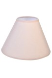 Abajur decorativ pentru lampă, 10x17x25, bej, Oem