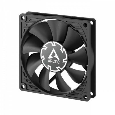 Ventilator Arctic &amp;quot;P8 Slim PWM&amp;quot;, 80mm, 300-3000 RPM, FDB, 22.5 cfm, 4pin conector + 4 pin socket, negru, &amp;quot;ACFAN00295A&amp;quot; (timbru verde 0.18lei) - 489521 foto