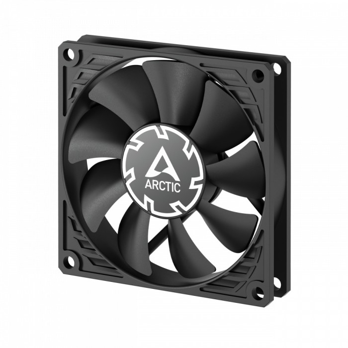 Ventilator Arctic &quot;P8 Slim PWM&quot;, 80mm, 300-3000 RPM, FDB, 22.5 cfm, 4pin conector + 4 pin socket, negru, &quot;ACFAN00295A&quot; (timbru verde 0.18lei) - 489521
