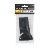 Cleme de cablu cu velcro reutilizabile 125 x 12 mm, set 10 buc
