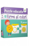 Puzzle educativ: Forme si culori