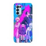 Husa compatibila cu Oppo Find X5 Pro, Viceversa, model Neon Team Hunter x Hunter, Silicon, TPU, Transparent, Carcasa