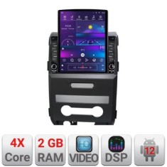Navigatie Ford F150 2008-2014 Quad Core ecran tip TESLA 9.7&quot; cu Android Radio Bluetooth Internet GPS WIFI 2+32 DSP CarStore Technology