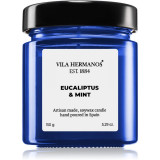 Vila Hermanos Apothecary Cobalt Blue Eucalyptus &amp; Mint lum&acirc;nare parfumată 150 g