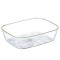 Tava decorativa eleganta Pufo Shine pentru servire aperitive, prajituri, fructe, 26 x 18 cm