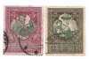 Rusia - Timbre de caritate de razboi - Hartie colorata, 1914 - valori obliterate, Oameni, Stampilat