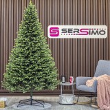 Brad artificial Sersimo Carpati 2D+3D, varfuri verzi, 250 cm