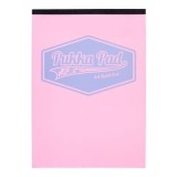 Caiet Pukka Pad Pastel, A4, 160 pagini, dictando, roz