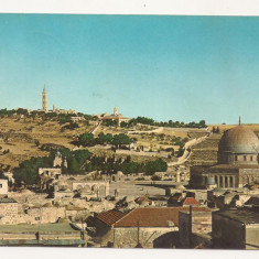 SI1 - Carte Postala -ISRAEL-  Jerusalem, Mt. of Olives, Circulata 1968