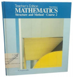 Mathematics Structure and Method - Houghton Mifflin, Boston - Carte Matematica, 534 Pagini