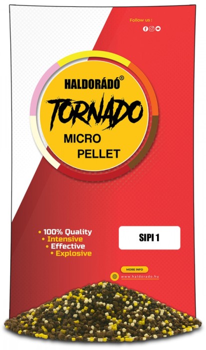 Haldorado - Micro Pelete Tornado 400g - Sipi 1 (lamaie + menta)