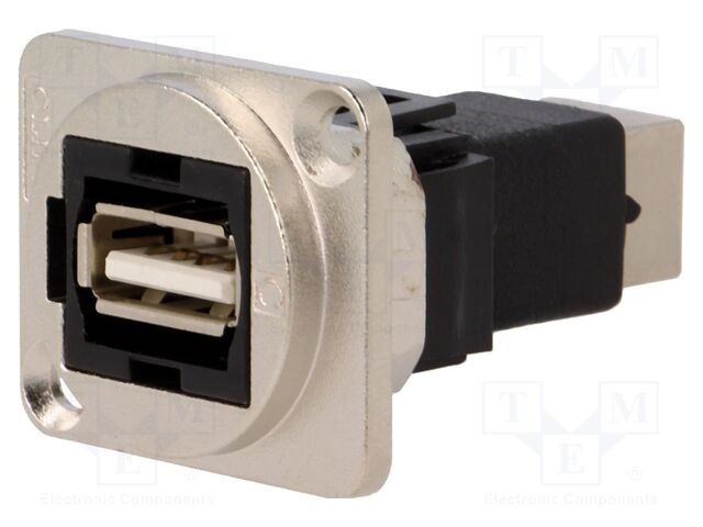 Adaptor USB A la USB B FT USB 2.0 metal CLIFF 19x24mm