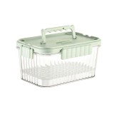 Recipient Portabil eMazing pentru M&acirc;ncare Proaspătă, 500 ml, cu Furculiță, Design Compact, 7 x 11.5 x 16 cm, Plastic, Capac Detașabil, Etanș și Transp