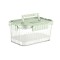 Recipient Portabil eMazing pentru M&acirc;ncare Proaspătă, 500 ml, cu Furculiță, Design Compact, 7 x 11.5 x 16 cm, Plastic, Capac Detașabil, Etanș și Transp